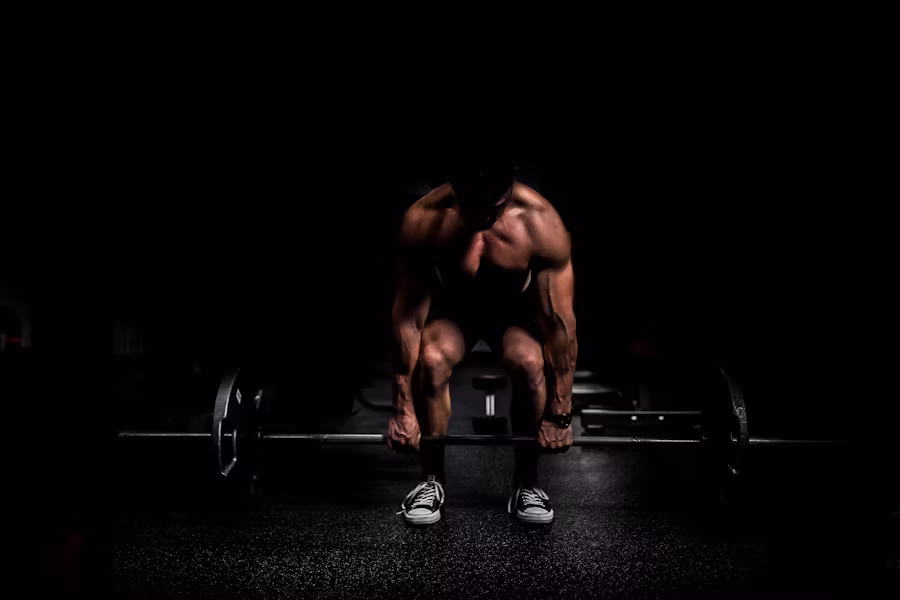 Close up of a person preparing a protein shake